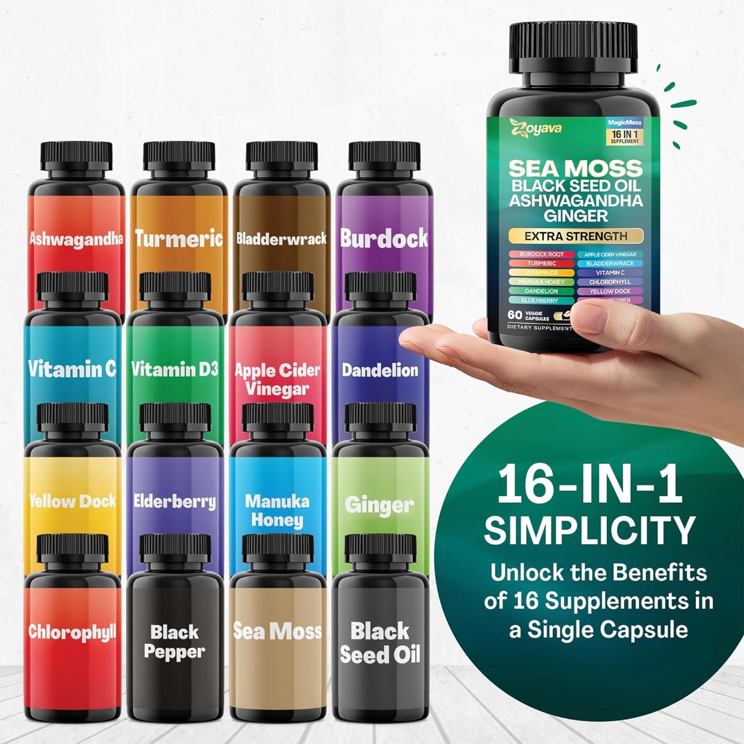 Sea Moss 16-in-1 Magic Blend